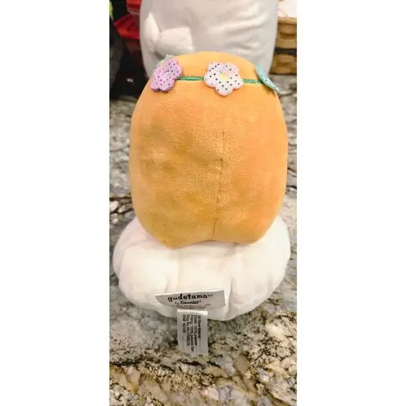 Sanrio 10 Year Anniversary Gudatama Plush The Lazy Egg 10" Easter - Picture 2 of 7